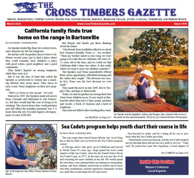 The Cross Timbers Gazette March 2025