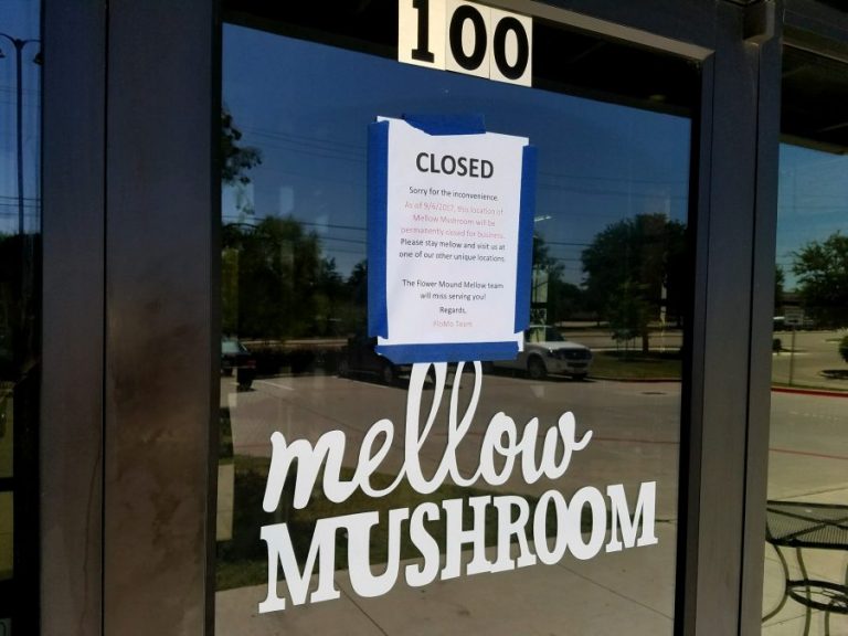 Mellow Mushroom in Denton closing its doors